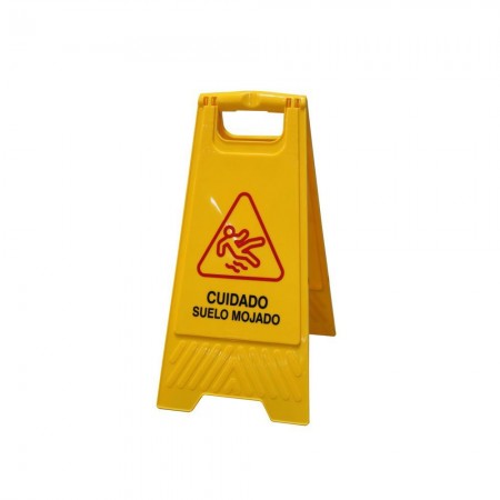 CARTEL PELIGRO SUELO MOJADO