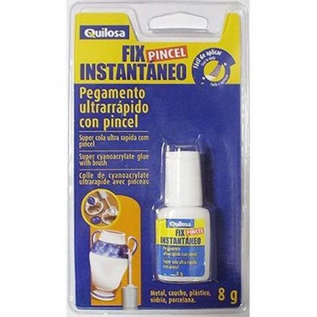 PEGAMENTO INSTANTANEO QUILOSA PINCEL FIX CIANOACRILATO TR. 10042946 8 GR