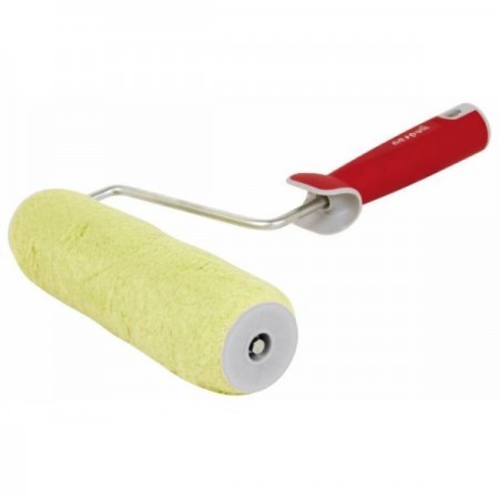 RODILLO PINTURA RULO PLUMA SUPERFICIES RUGOSAS ESPECIAL FACHADAS FIBROR POLIAMIDA VERDE 22CM R215022