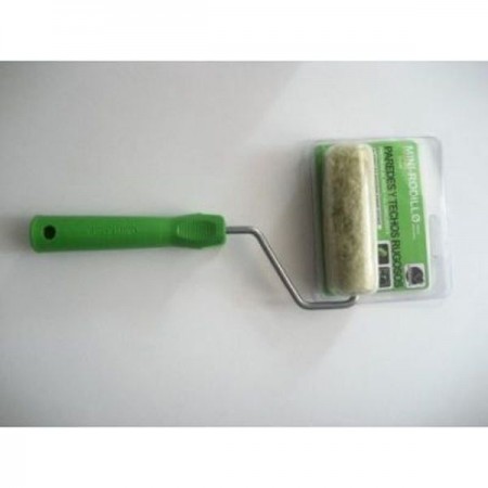 RODILLO PINTURA UNIVERSAL MINI SUPERFICIES RUGOSAS HILO VERDE 11 CM 8216