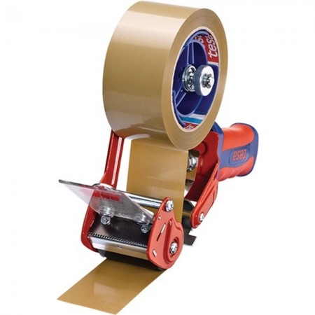 PORTARROLLOS DE MANO COMFORT 6400 METAL ROJO AZUL PARA ANCHO DE CINTA 50 MM