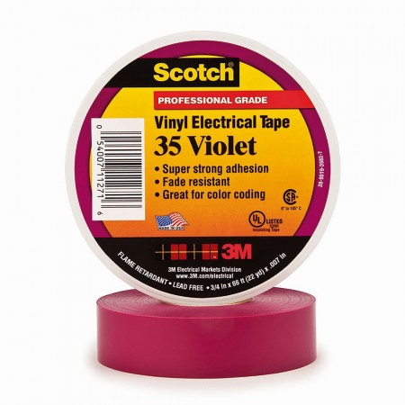 CINTA AISLANTE SCOTCH® 35 COLOR VIOLETA