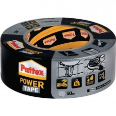 CINTA DE TEJIDO POWER-TAPE GRIS PLATA LONGITUD 50 MM ANCHO 50 MM