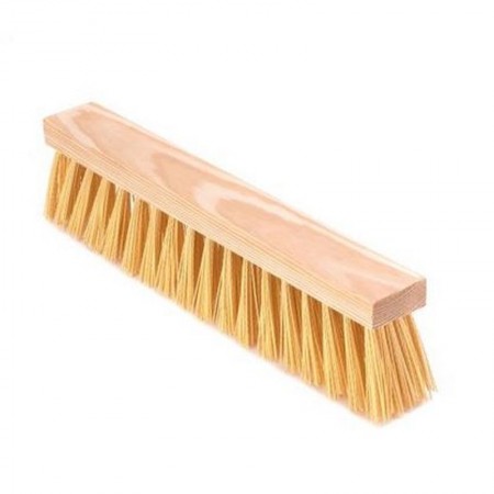 CEPILLO BARRENDERO MADERA 5X22 50CM FIBRA AMARILLA