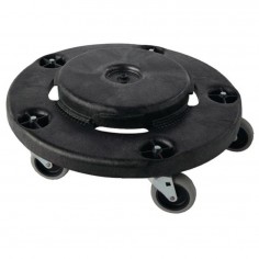 SOPORTE RODANTE  PLÁSTICO REDONDO PARA CONTENEDOR 76 121 L. FG264000BLA