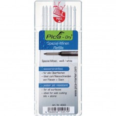 JUEGO DE MINAS PICA-DRY 10 X BLANCAS RESISTENTE A LOS CHORROS DE AGUA