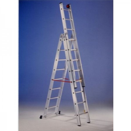 ESCALERA IND TRANSF 2,10 4,90MT 7 PELDAÑOS TR.C BASE ALU SVE