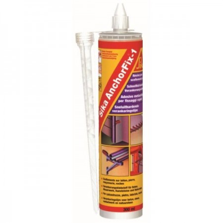 ADHESIVO FIJ 300ML ANCLAJES SIKA ANCHORFIX1 RAPIDO BICOM. 33