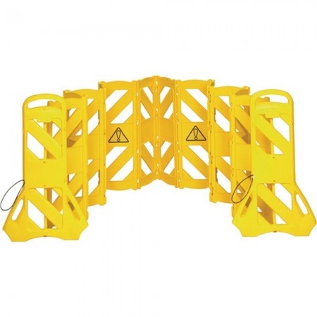 BARRERA DE SEGURIDAD POLIETILENO AMARILLO AN 600 X AL 1000 M