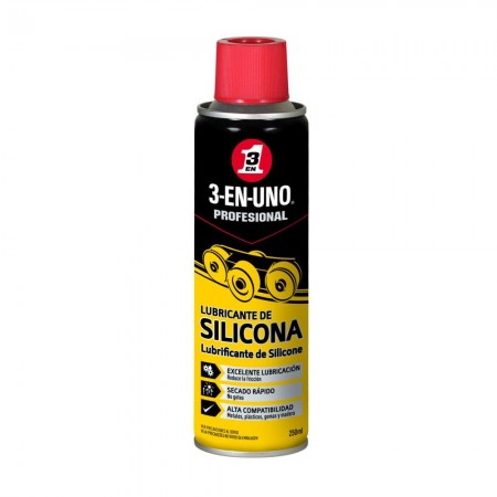 ACEITE LUBRICANTE 3-EN-UNO SILICONA SPRAY 34082 250 ML