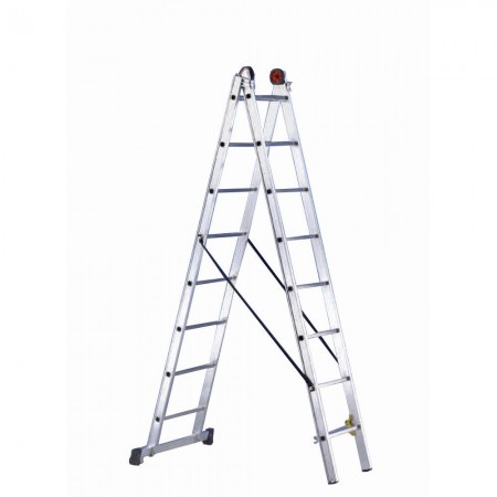 ESCALERA TRANSFORMABLE DE 2 TRAMOS EURO E2