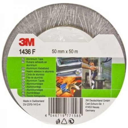 CINTA ADHESIVA ALUMINIO 50MMx 50MT