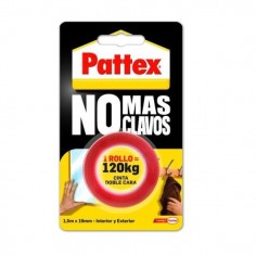 CINTA DOBLE CARA 19MMx  1,5MT PATTEX