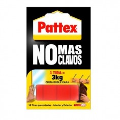 CINTA DOBLE CARA PATTEX ROJO 10 PZ