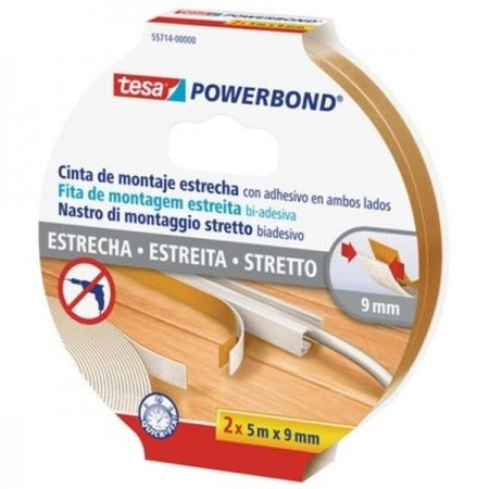 CINTA ADHESIVA DOBLE CARA 09MMx 10MT