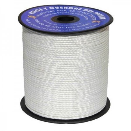 CUERDA FIJACION HYC TRENZADA VENECIANA 04MM MO NYLON BLANCO 5706040200 200 MT