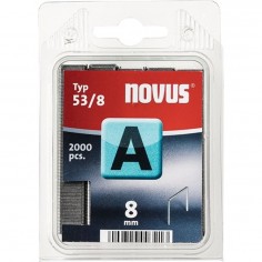 GRAPA DE ALAMBRE FINO A TIPO 53 ANCHO DE GRAPA 11,3 MM 8 MM 0,75 MM -
