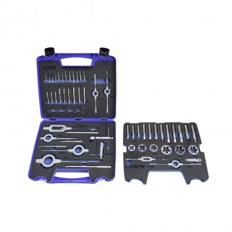 JUEGO MACHOS Y TERRAJAS MANO M3-M20 MALETIN 55PZ