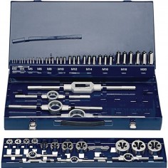 JUEGO MACHOS Y TERRAJAS MANO M3-M20 MALETIN 545PZ PROMAT
