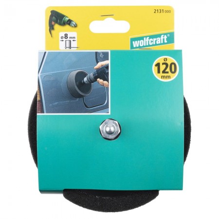 DISCO ESPONJA PULIR Ø120MM PARA TALADRO WOLFCRAFT (1)