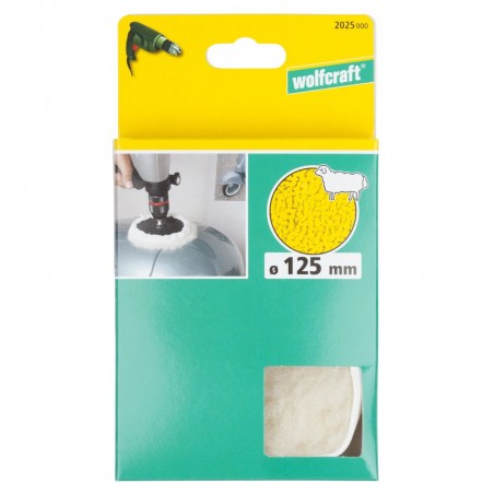 BOINA PULIR PARA LIJADORA Y TALADROS 125 MM LANA WOLFCRAFT (1)