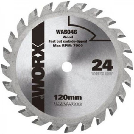 DISCO WIDIA CORTE MADERA WORX 85x1,2x15 Z24 DIENTES