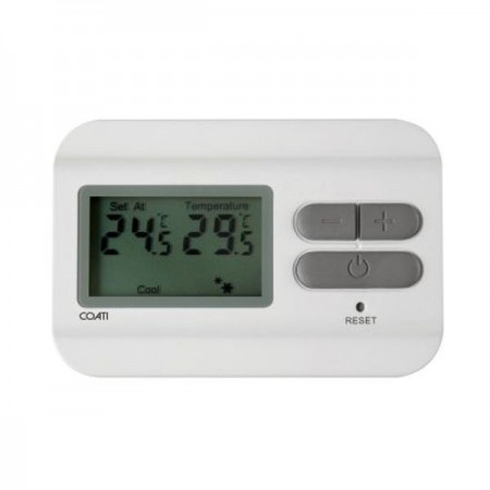 TERMOSTATO DIGITAL 2 HILOS BLANCO