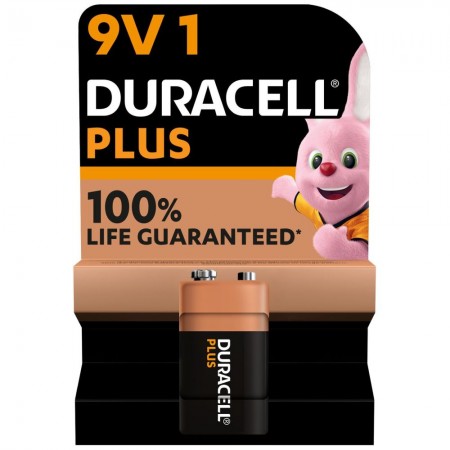 PILA ALCALINA 6LR61 9V POWER PLUS DURACELL 1pz