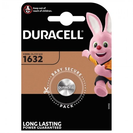 PILA BOTON 1632 LITIO DURACELL 1pz