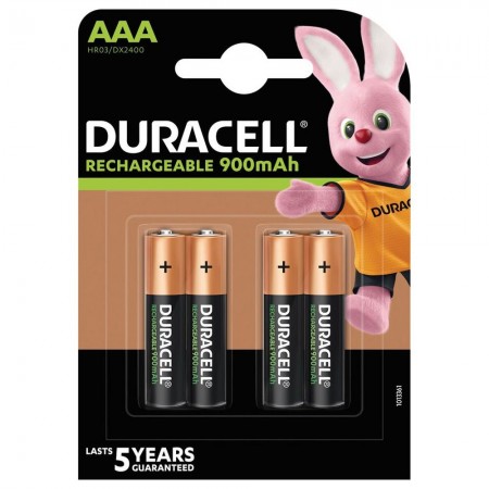 PILA RECARGABLE LR03 AAA ULTRA DURACELL 4pz