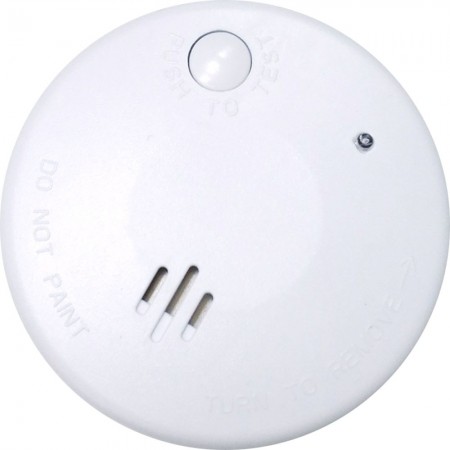 DETECTOR HUMO ALARMA 85DB PILAS INCLUIDAS ABS BLANCO