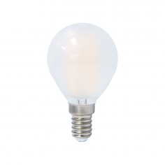 LAMPARA ESFERICA LED FILAMENTO OPAL E14 4W 470LM 2700K