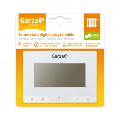 TERMOSTATO DIGITAL GARZA PROGRAMABLE BLANCO