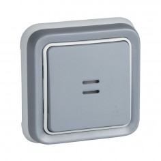 PULSADOR LUMINOSO EMPOTRAR ESTANCO IP55 LEGRAND
