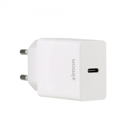 CARGADOR TIPO C PD 20W BLANCO