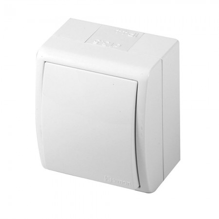 CONMUTADOR INTERRUPTOR SUPERFICIE IP54 BLANCO AQUARIUS