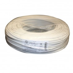 CABLE MANGUERA REDONDA 1000W RV-K 2x1,5mm BLANCO 100mt