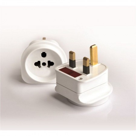 ADAPTADOR TODO EL MUNDO-UK BLANCO TRAVEL BLUE