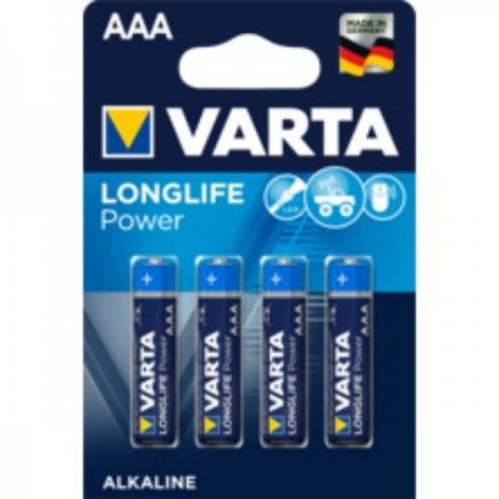 PILA ALCALINA LR03 AAA 1,5V LONGLIFE POWER VARTA