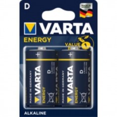 PILA ALCALINA LR20 1,5V ENERGY VARTA 2 pz