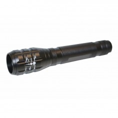 LINTERNA ILUMINACION LED 150LM ZOOM ALUMINIO NEGRO VIVAHOGAR
