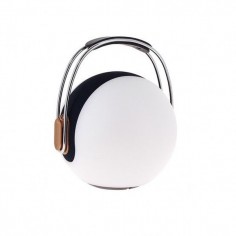 ALTAVOZ EXTERIOR LUZ LED BLUETOOTH PORTATIL RGB ABS BLANCO