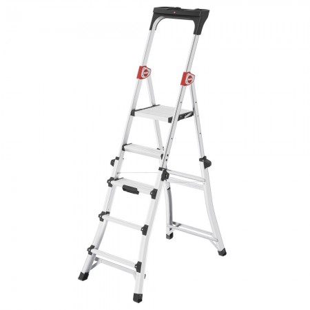 ESCALERA DE TIJERA TELESCÓPICA TL100 TOPLINE  3-4-5 PELDAÑOS 