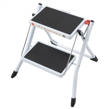 TABURETE DE ACERO MINISGA  2 PELDAÑOS 