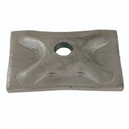 PLACA DE ASIENTO 120X120X10MM GALVA