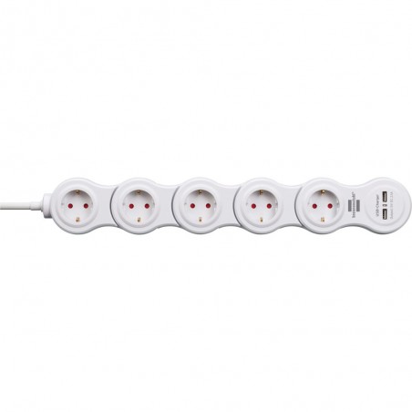 BASE DE TOMAS MÚLTIPLES MANIOBRABLE VARIO POWER CON PUERTOS USB (1)