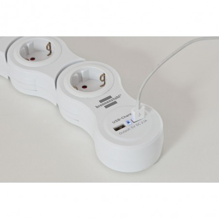 BASE DE TOMAS MÚLTIPLES MANIOBRABLE VARIO POWER CON PUERTOS USB (8)