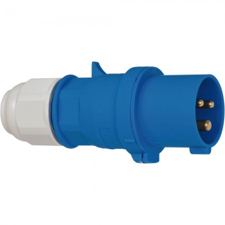 CLAVIJA Y TOMA CEE 230V 16A PARA EXTERIORES CON 3 POLOS