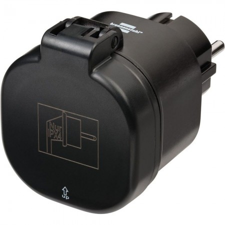 ENCHUFE INTELIGENTE BRENNENSTUHL® CONNECT WIFI WA 3000 XS02 NEGRO IP44