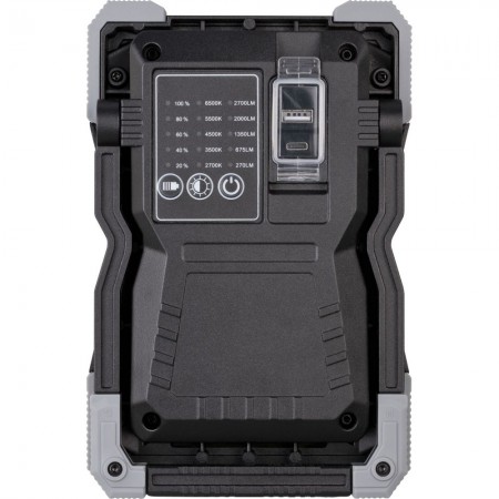 FOCO LED PORTÁTIL RUFUS 3020 MA CON BATERÍA RECARGABLE Y REPRODUCCIÓN DE COLORES 15CRI 96 (2)